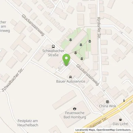 Standortübersicht der Tankstelle Mainova AG in 61350 Bad Homburg