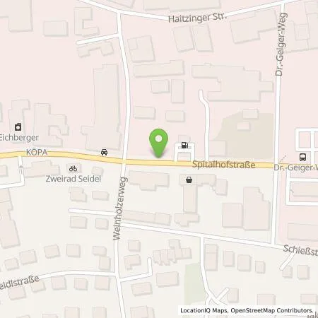 Standortübersicht der Tankstelle Citywatt GmbH in 94032 Passau