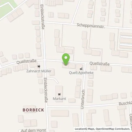 Standortübersicht der Tankstelle Energieversorgung Oberhausen AG in 46117 Oberhausen