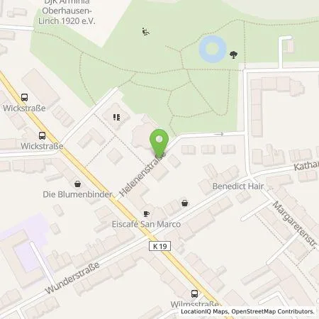 Standortübersicht der Tankstelle Energieversorgung Oberhausen AG in 46049 Oberhausen