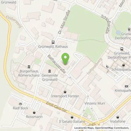 Standortübersicht der Tankstelle Gemeinde Grünwald in 82031 Grünwald