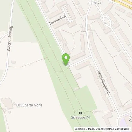 Standortübersicht der Tankstelle N-ERGIE Aktiengesellschaft in 90469 Nürnberg