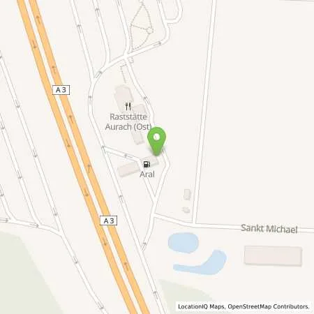 Standortübersicht der Tankstelle EnBW mobility+ AG und Co.KG in 91056 Erlangen