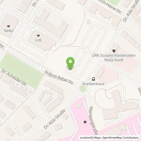 Standortübersicht der Tankstelle ESAM Energieservice und Arealmanagement GmbH in 01589 Riesa