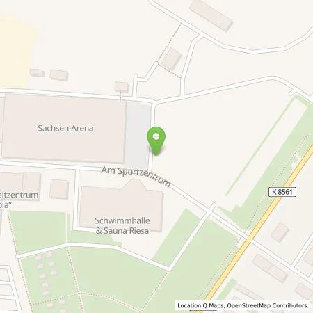 Standortübersicht der Tankstelle ESAM Energieservice und Arealmanagement GmbH in 01587 Riesa