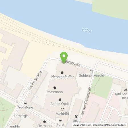 Standortübersicht der Tankstelle ESAM Energieservice und Arealmanagement GmbH in 01587 Riesa