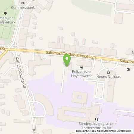 Standortübersicht der Tankstelle Versorgungsbetriebe Hoyerswerda GmbH in 02977 Hoyerswerda