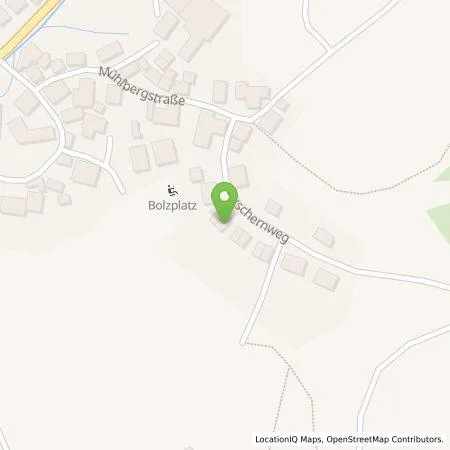 Standortübersicht der Tankstelle Peter Römer in 64625 Bensheim