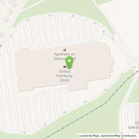 Standortübersicht der Tankstelle EnBW mobility+ AG und Co.KG in 66424 Homburg