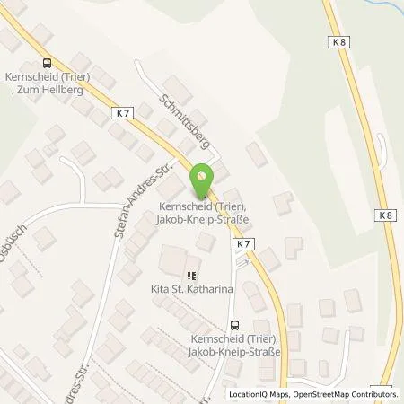 Standortübersicht der Tankstelle SWT Anstalt des öffentlichen Rechts der Stadt Trier in 54296 Trier