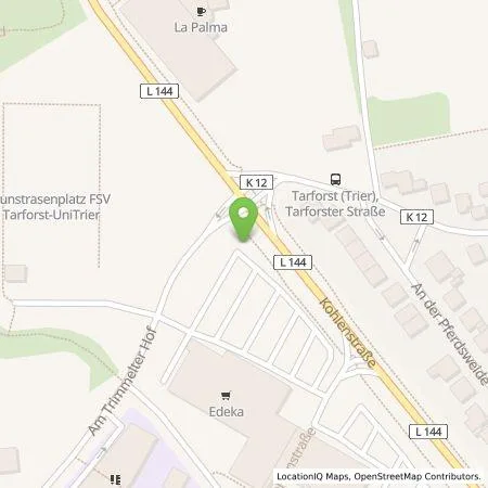 Standortübersicht der Tankstelle SWT Anstalt des öffentlichen Rechts der Stadt Trier in 54296 Trier