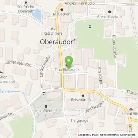 Standortübersicht der Tankstelle Wattif Europe GmbH in 83080 Oberaudorf