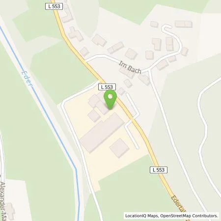 Standortübersicht der Tankstelle Otto Building Technologies GmbH in 57319 Bad Berleburg