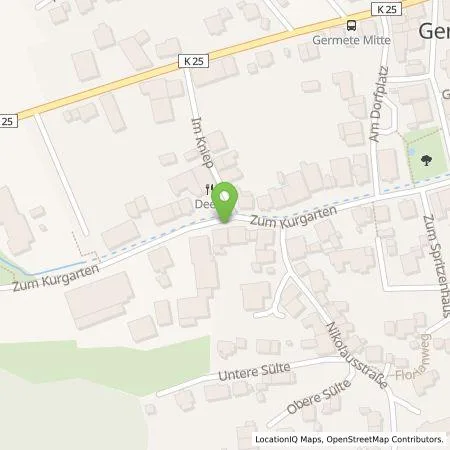 Standortübersicht der Tankstelle Hotel ten Hoopen in 34414 Warburg