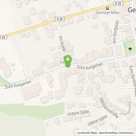 Standortübersicht der Tankstelle Hotel ten Hoopen in 34414 Warburg