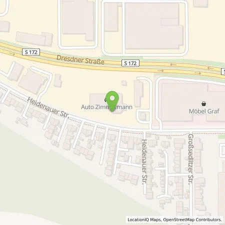 Standortübersicht der Tankstelle Auto Zimmermann GmbH in 01796 Pirna