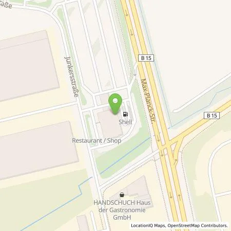 Standortübersicht der Tankstelle Shell Deutschland GmbH in 93055 Regensburg