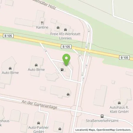 Standortübersicht der Tankstelle Shell Deutschland GmbH in 18209 Bad Doberan