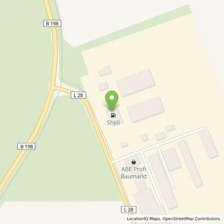 Standortübersicht der Tankstelle Shell Deutschland GmbH in 16278 Angermuende