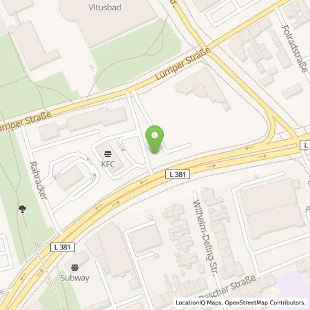 Standortübersicht der Tankstelle Shell Deutschland GmbH in 41065 Mönchengladbach