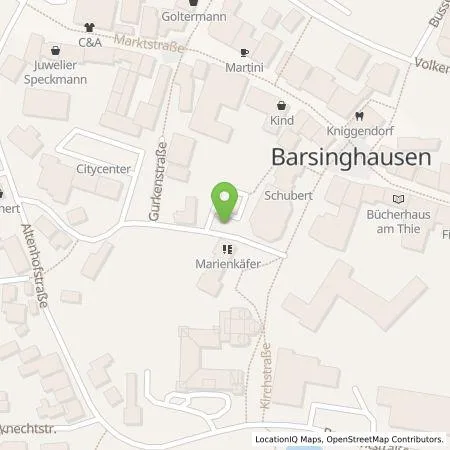 Standortübersicht der Tankstelle enercity AG in 30890 Barsinghausen