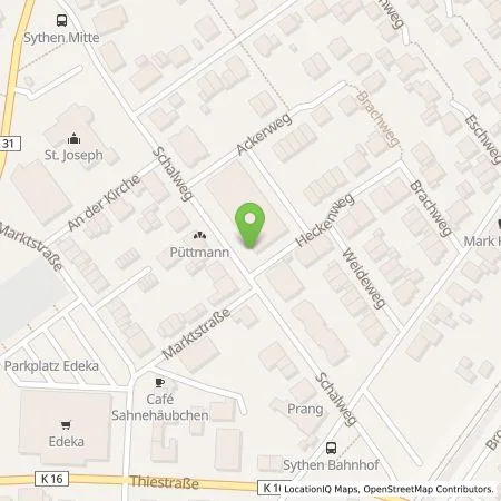 Standortübersicht der Tankstelle EnBW mobility+ AG und Co.KG in 45721 Haltern am See