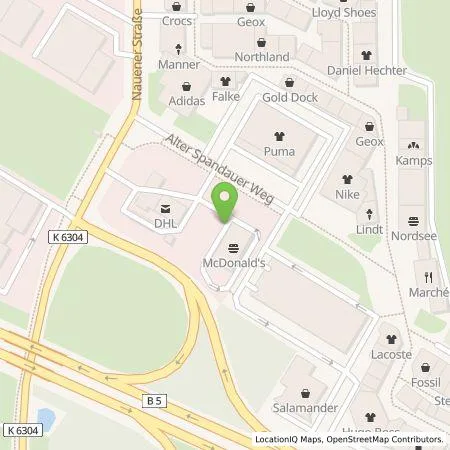 Standortübersicht der Tankstelle EWE Go GmbH in 14641 Wustermark