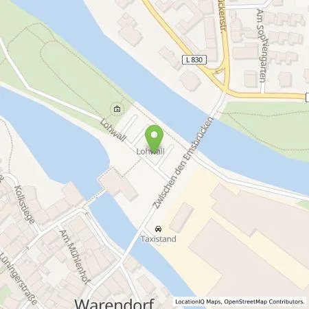 Standortübersicht der Tankstelle Stadtwerke Warendorf GmbH in 48231 Warendorf