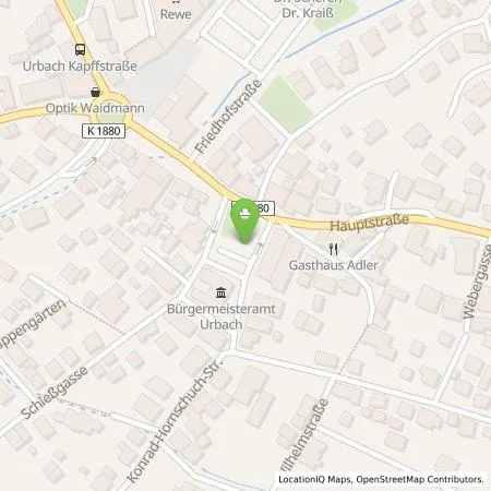 Standortübersicht der Tankstelle Albwerk Elektro- und Kommunikationstechnik GmbH in 73660 Urbach