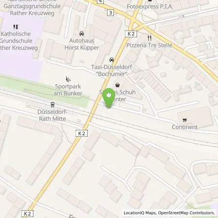 Standortübersicht der Tankstelle Stadtwerke Düsseldorf AG in 40472 Düsseldorf