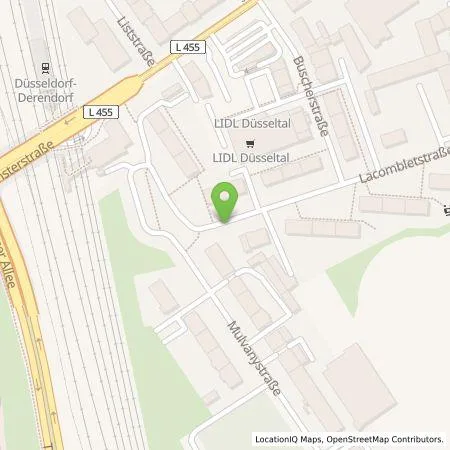 Standortübersicht der Tankstelle Stadtwerke Düsseldorf AG in 40239 Düsseldorf
