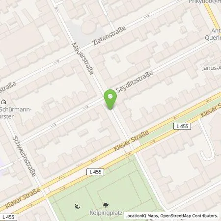 Standortübersicht der Tankstelle Stadtwerke Düsseldorf AG in 40477 Düsseldorf