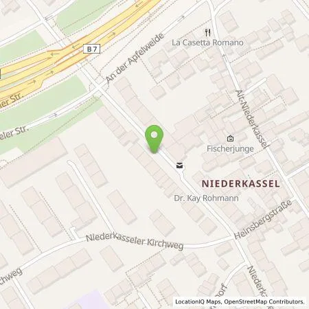 Standortübersicht der Tankstelle Stadtwerke Düsseldorf AG in 40547 Düsseldorf