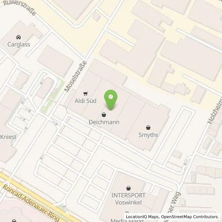 Standortübersicht der Tankstelle ALDI SÜD Immobilienverwaltungs-GmbH & Co. oHG in 41464 Neuss