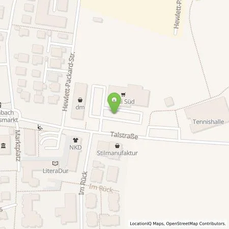 Standortübersicht der Tankstelle ALDI SÜD Immobilienverwaltungs-GmbH & Co. oHG in 76337 Waldbronn