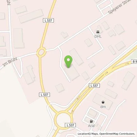 Standortübersicht der Tankstelle ALDI SÜD Immobilienverwaltungs-GmbH & Co. oHG in 67365 Schwegenheim