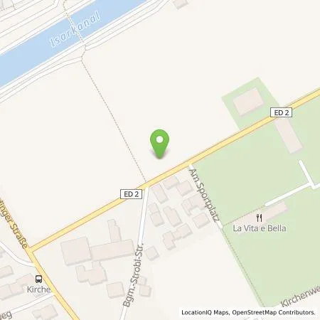 Standortübersicht der Tankstelle EnBW mobility+ AG und Co.KG in 85459 Berglern