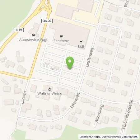 Standortübersicht der Tankstelle Allgäuer Überlandwerk GmbH in 87448 Waltenhofen