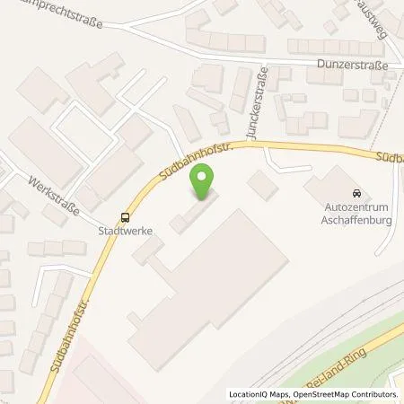 Standortübersicht der Tankstelle Stadtwerke Aschaffenburg in 63739 Aschaffenburg