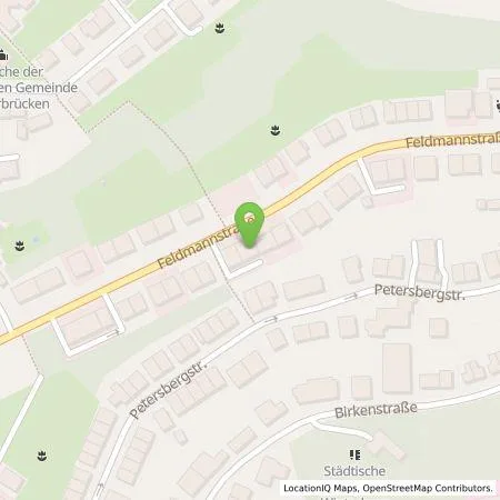 Standortübersicht der Tankstelle Ladegrün! eG in 66119 Saarbrücken