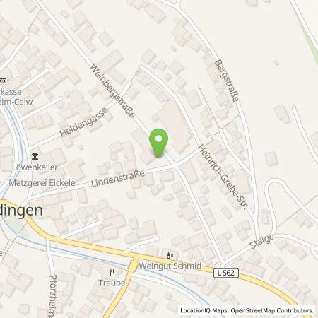 Standortübersicht der Tankstelle deer GmbH in 75210 Keltern