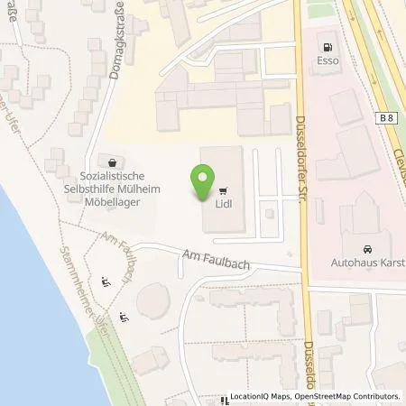 Standortübersicht der Tankstelle Lidl Dienstleistung GmbH & Co. KG in 51063 Köln