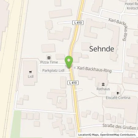 Standortübersicht der Tankstelle Lidl Dienstleistung GmbH & Co. KG in 31319 Sehnde
