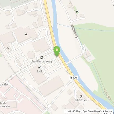 Standortübersicht der Tankstelle Lidl Dienstleistung GmbH & Co. KG in 01744 Dippoldiswalde