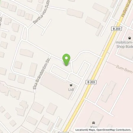 Standortübersicht der Tankstelle Lidl Dienstleistung GmbH & Co. KG in 24782 Büdelsdorf
