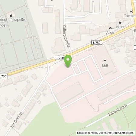 Standortübersicht der Tankstelle Lidl Dienstleistung GmbH & Co. KG in 44379 Dortmund