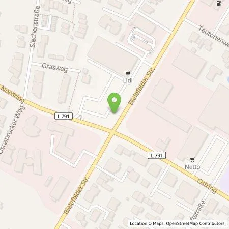 Standortübersicht der Tankstelle Lidl Dienstleistung GmbH & Co. KG in 33378 Rheda-Wiedenbrück