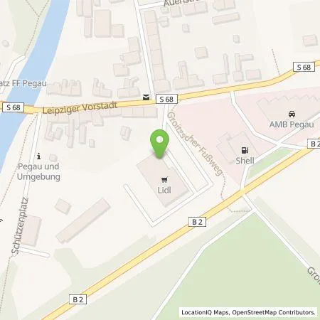 Standortübersicht der Tankstelle Lidl Dienstleistung GmbH & Co. KG in 04523 Pegau