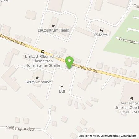 Standortübersicht der Tankstelle Lidl Dienstleistung GmbH & Co. KG in 09212 Limbach Oberfrohna