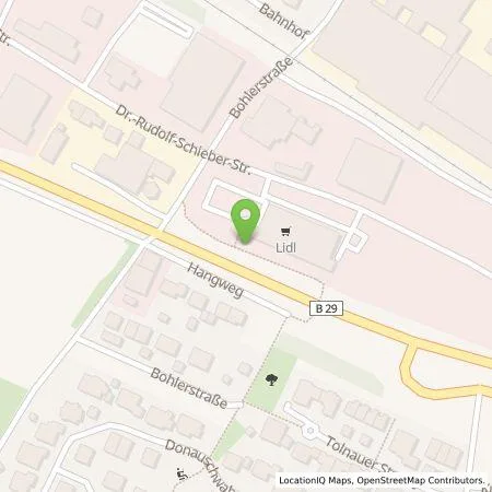 Standortübersicht der Tankstelle Lidl Dienstleistung GmbH & Co. KG in 73463 Westhausen